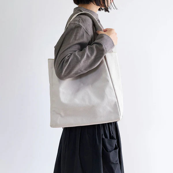 Kurashiki Hampu Canvas Tote Bag - Medium Size / Indigo Blue -, Japanese canvas tote bag