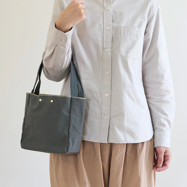 Kurashiki Hampu Canvas Tote Bag - Small Size / Indigo Blue -, Japanese canvas tote bag