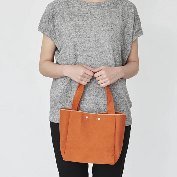 Kurashiki Hampu Canvas Tote Bag - Small Size / Indigo Blue -, Japanese canvas tote bag