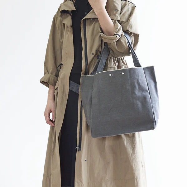 Kurashiki Hampu Canvas Tote Bag - Medium Size / Indigo Blue -, Japanese canvas tote bag
