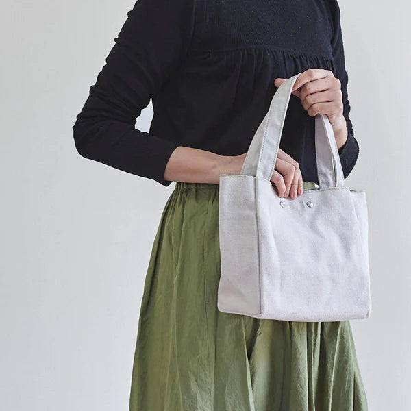 Kurashiki Hampu Canvas Tote Bag - Small Size / Indigo Blue -, Japanese canvas tote bag