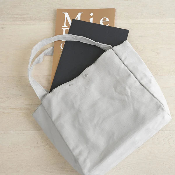 Kurashiki Hampu Canvas Tote Bag - Medium Size / Indigo Blue -, Japanese canvas tote bag