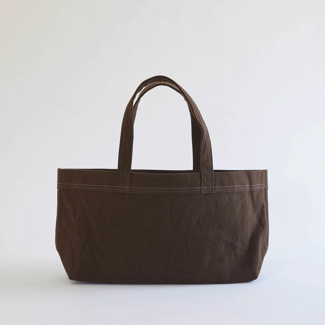 Kurashiki Hampu Selvedge Canvas Tote Bag - Dark Brown -, Japanese canvas tote bag