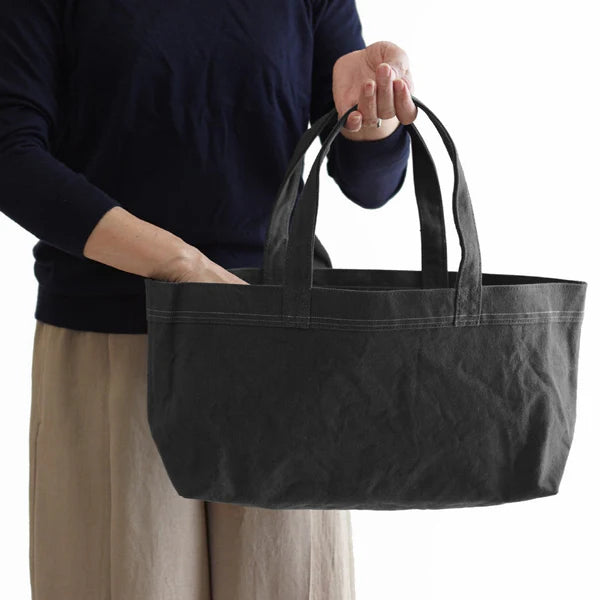 Kurashiki Hampu Selvedge Canvas Tote Bag - Autumn Leaves Red -, Japanese canvas tote bag