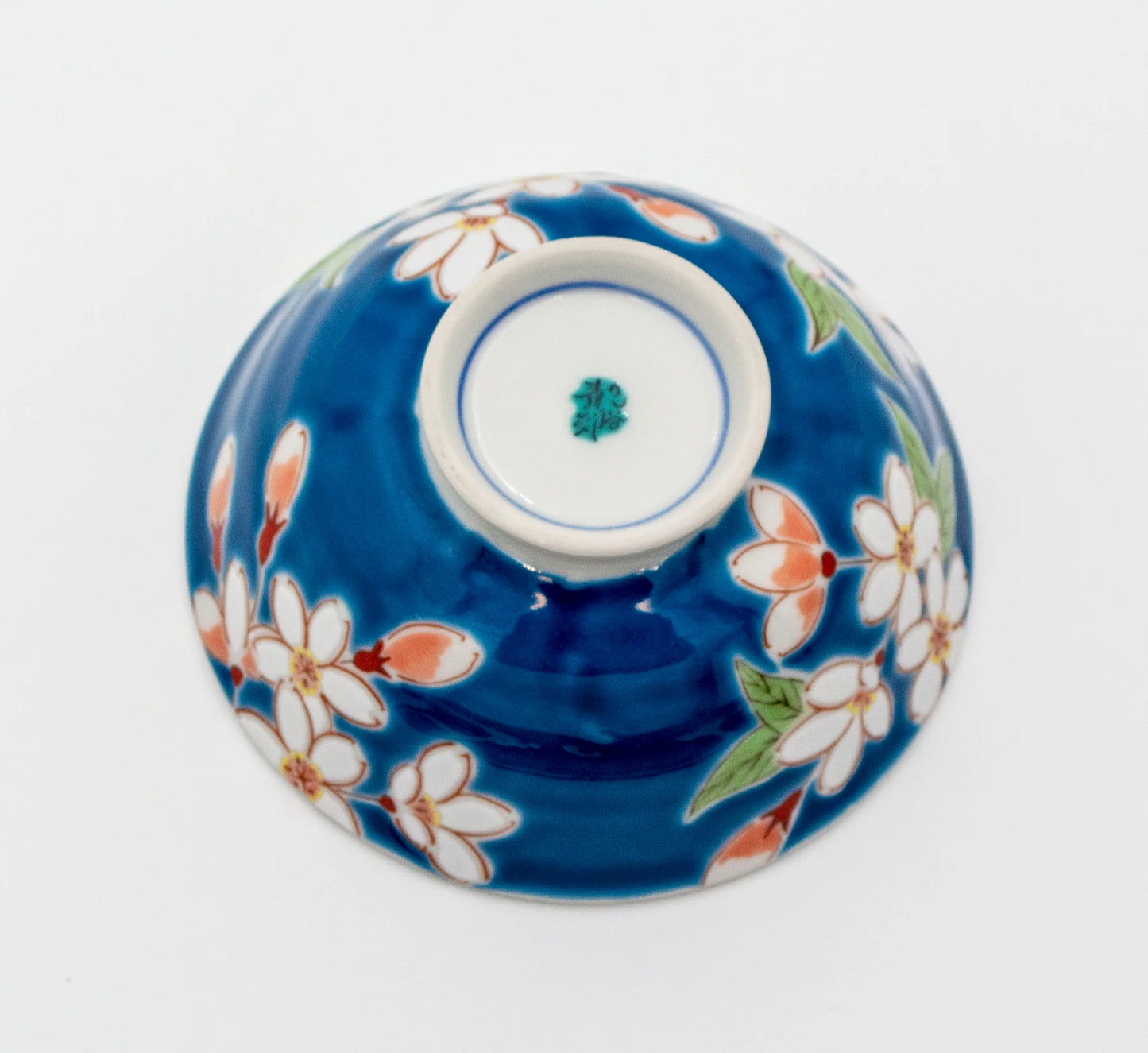 Kutani Yaki(ware) Rice Bowl - Cherry Blossom -