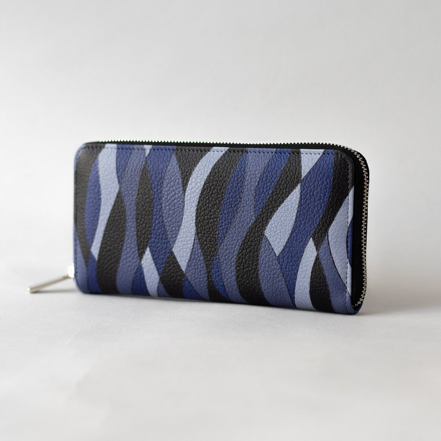 Kyo-Yuzen Leather Long Wallet - 005