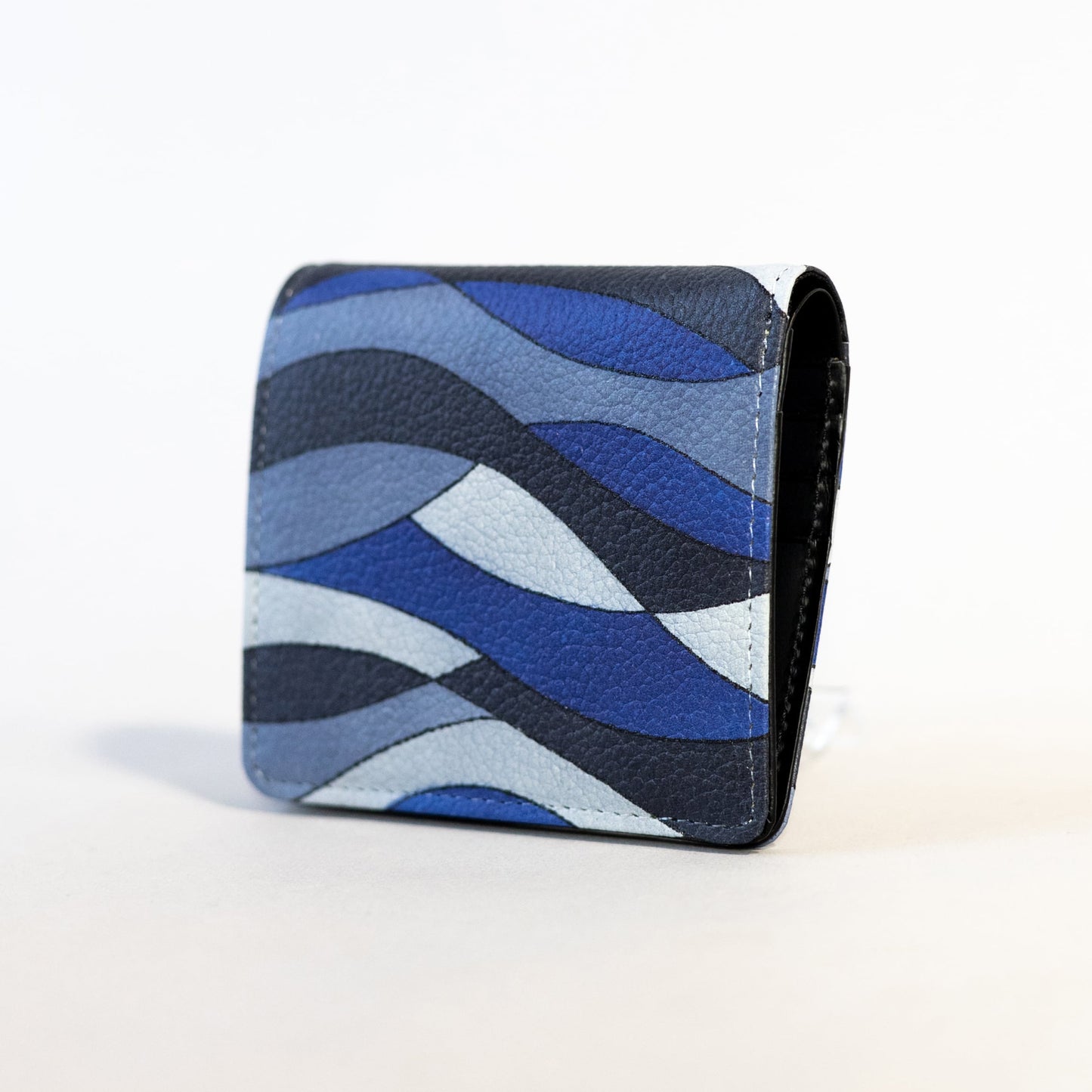 Kyo-Yuzen Leather Fold Wallet - 002