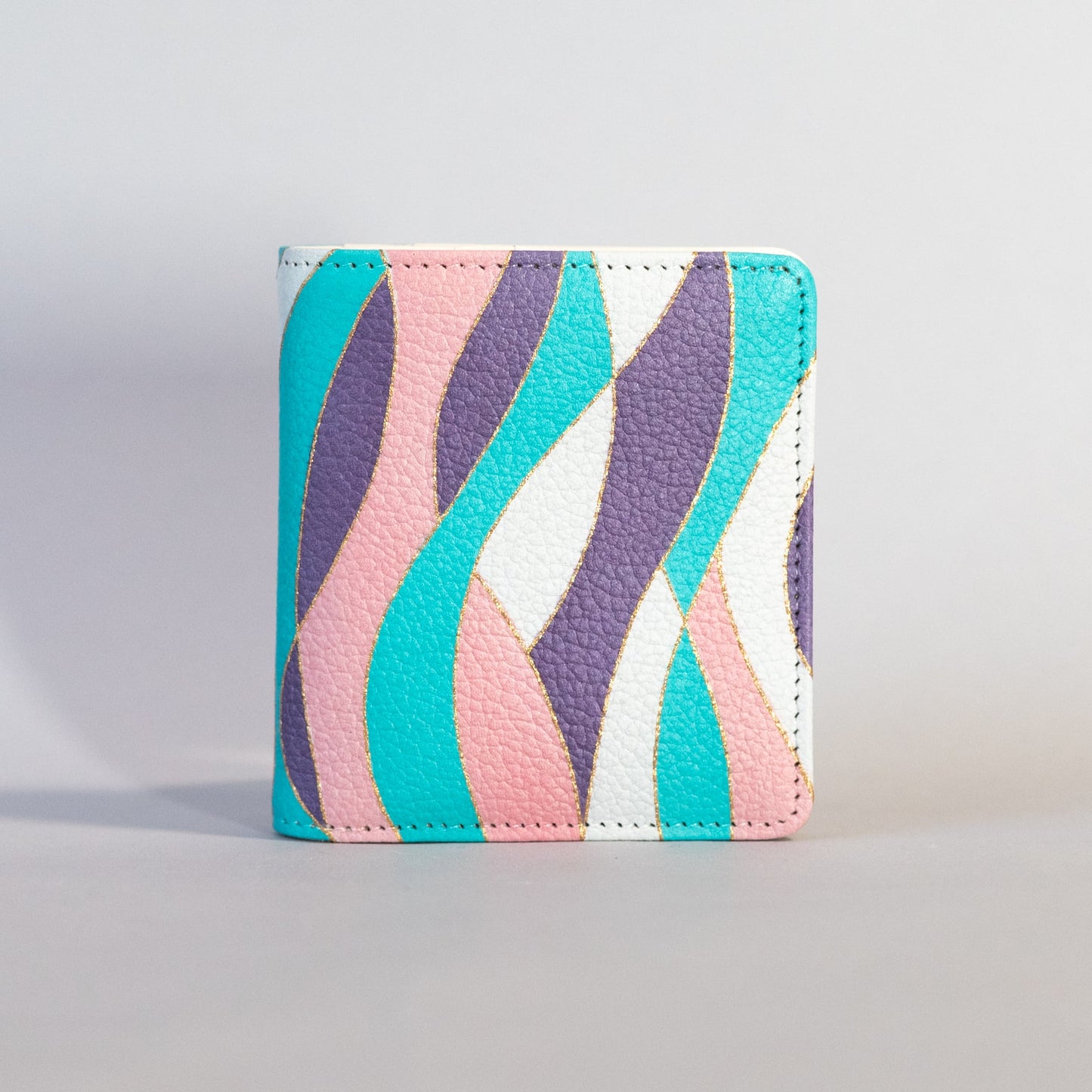 Kyo-Yuzen Leather Fold Wallet - 005