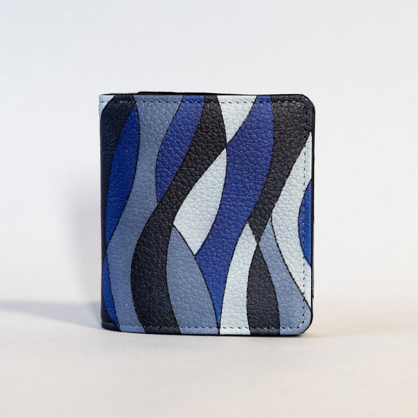 Kyo-Yuzen Leather Fold Wallet - 002