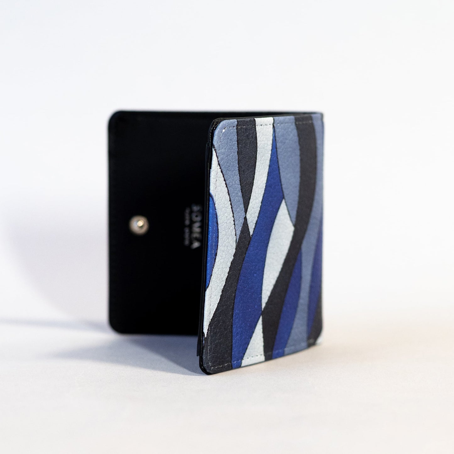 Kyo-Yuzen Leather Fold Wallet - 002