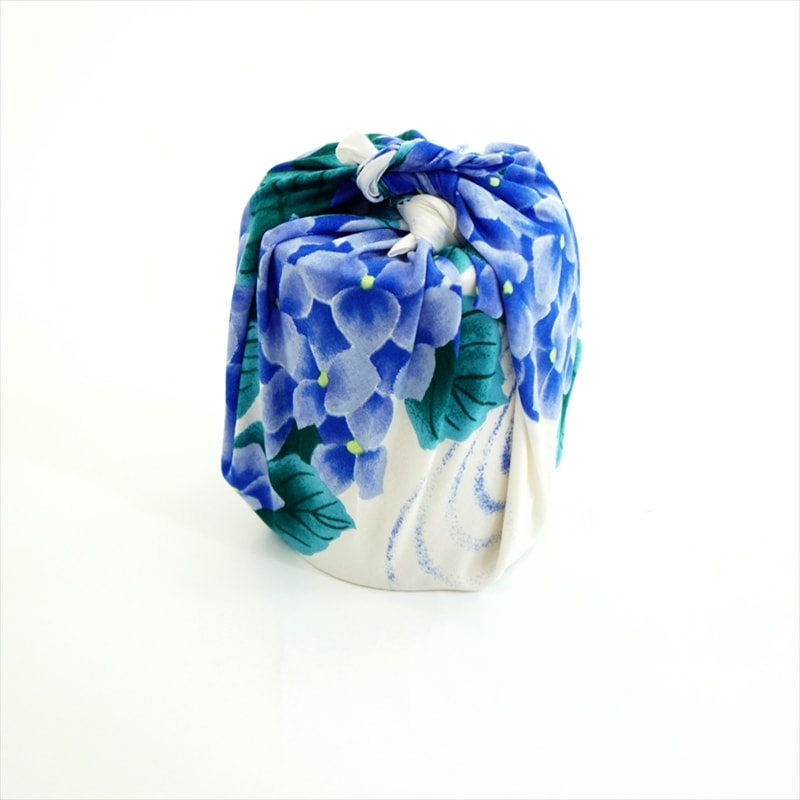 Kyo-Yuzen Dyeing Tenugui Towel (Japanese Hand Towel) - Hydrangea -, Made in Kyoto, Japan
