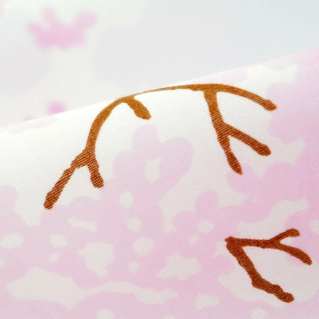 Kyo-Yuzen Dyeing Tenugui Towel (Japanese Hand Towel) - Kyoto Maruyama Park Weeping Cherry Blossom -, Made in Kyoto, Japan