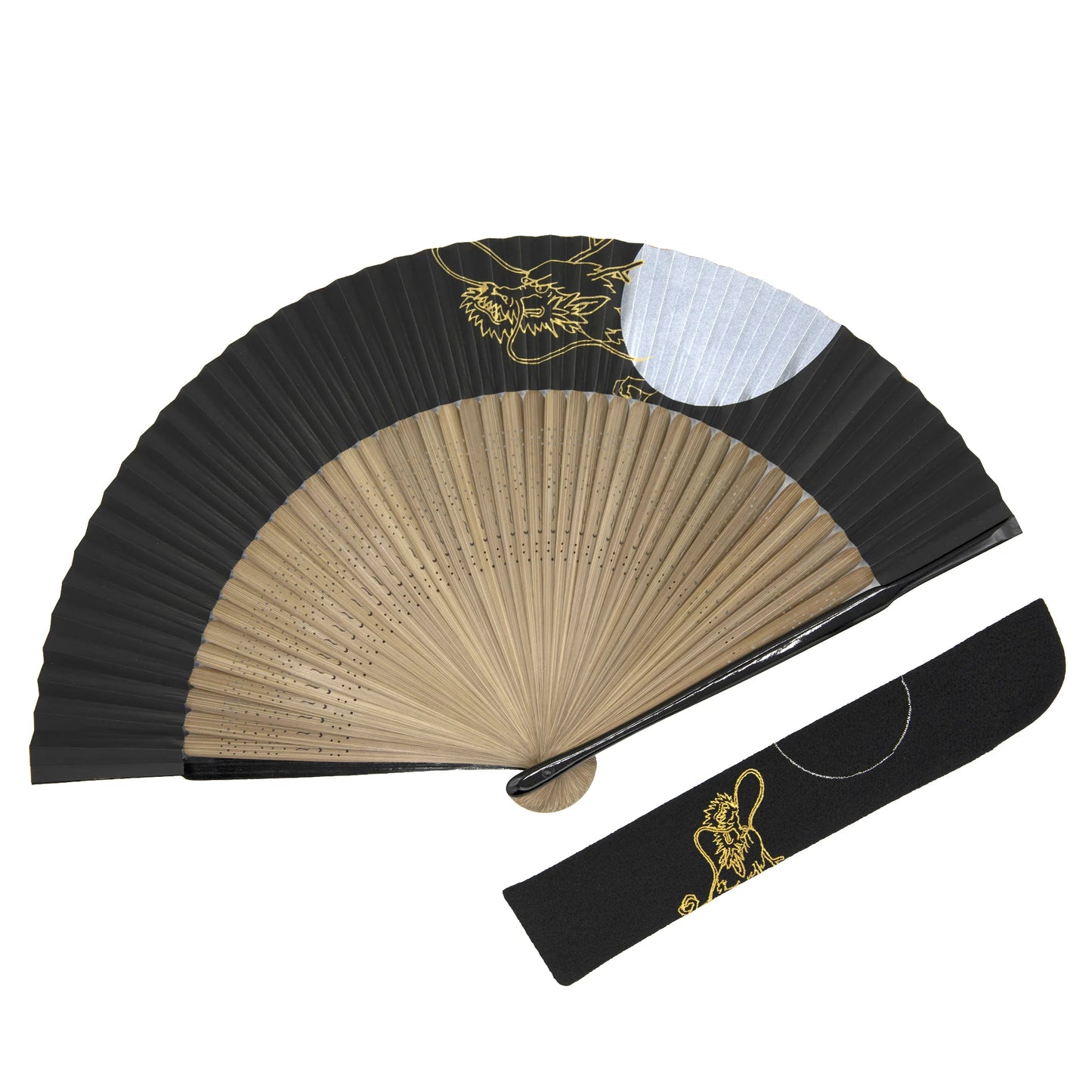 Kyo-sensu (Japanese folding fan) for Men - Dragon -, Made in Kyoto, Japan, Kyoto sensu