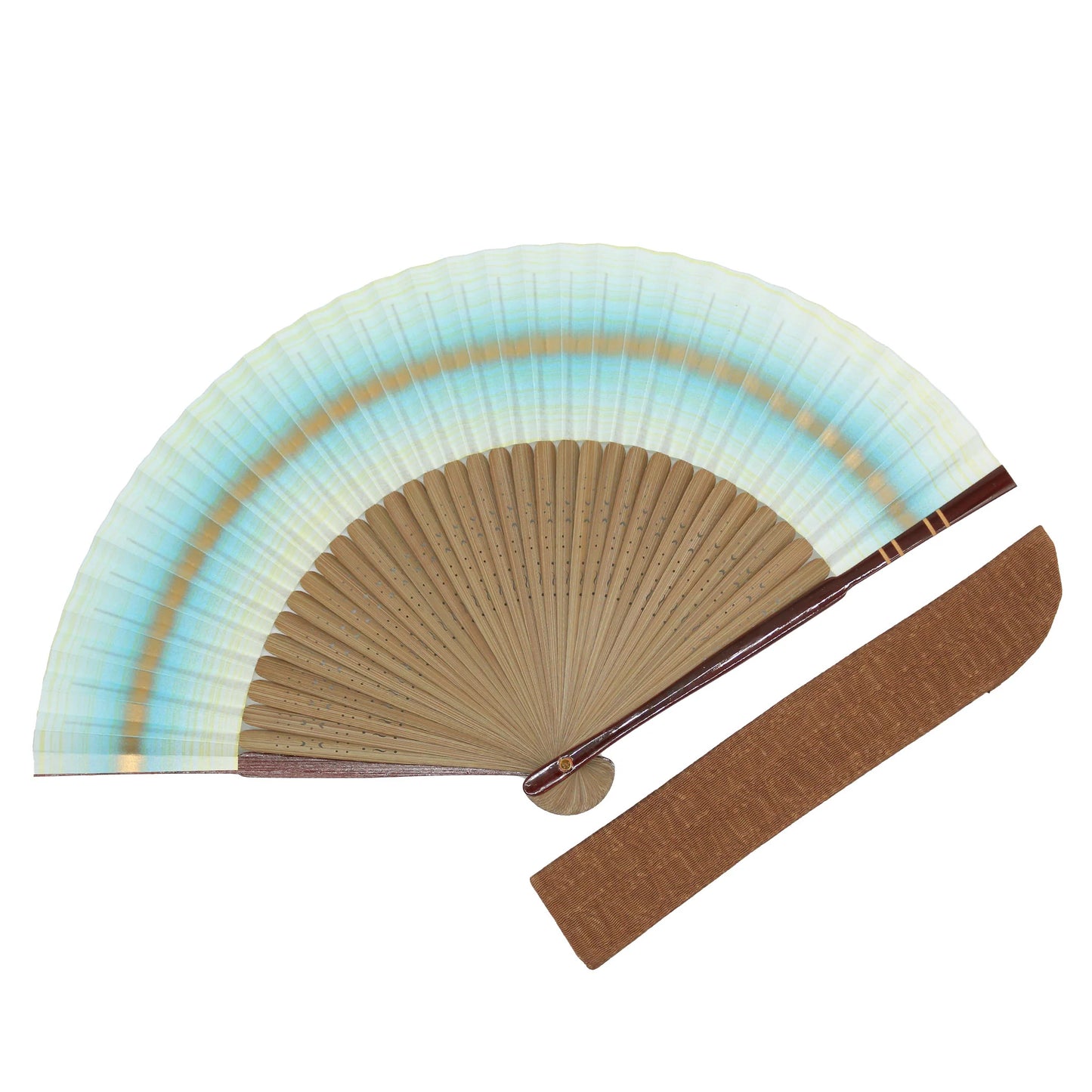 Kyo-sensu (Japanese folding fan) for Men - Ecliptic  - , Made in Kyoto, Japan , Kyoto sensu