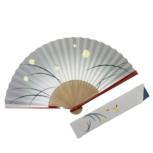 Kyo-sensu (Japanese folding fan) for Women - Firefly - , Made in Kyoto, Japan , Kyoto sensu