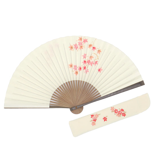 Kyo-sensu (Japanese folding fan) for Women - Japanese maple - , Made in Kyoto, Japan , Kyoto sensu