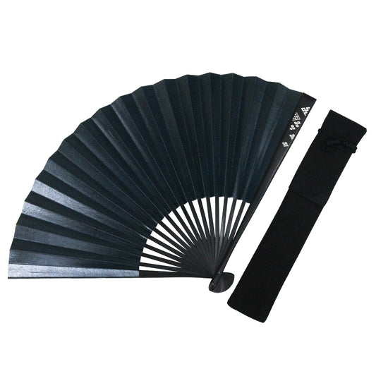 Kyo-sensu (Japanese folding fan) for Men - Kakishibu / Navy Blue - , Made in Kyoto , Japan, Kyoto sensu