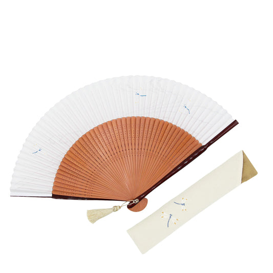 Kyo-sensu (Japanese folding fan) for Women - Dragonfly - , Made in Kyoto, Japan , Kyoto sensu