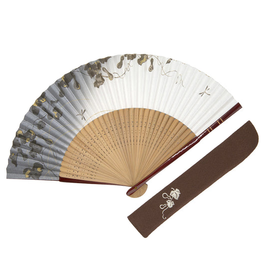 Kyo-sensu (Japanese folding fan) for Men - Gourd - , Made in Kyoto, Japan , Kyoto sensu