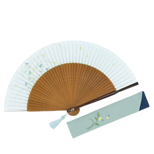Kyo-sensu (Japanese folding fan) for Women - Firefly - , Made in Kyoto, Japan , Kyoto sensu