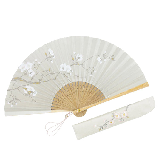 Kyo-sensu (Japanese folding fan) for Women - Cherry Blossom - , Made in Kyoto, Japan , Kyoto sensu
