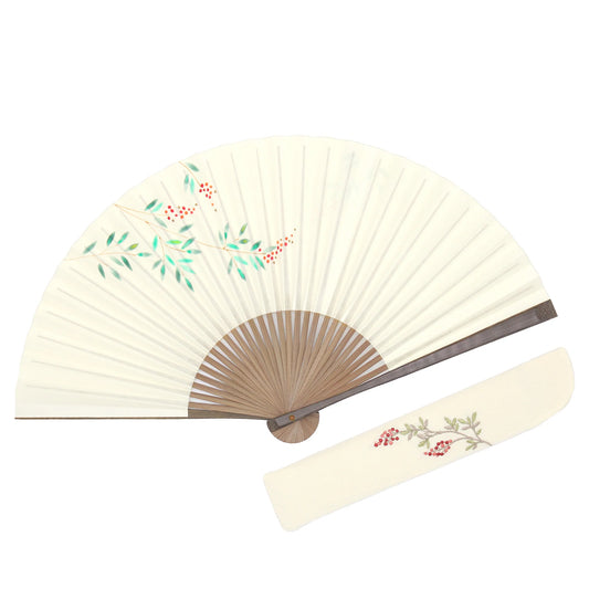 Kyo-sensu (Japanese folding fan) for Women - Sacred Bamboo - , Made in Kyoto, Japan , Kyoto sensu