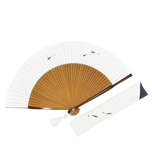 Kyo-sensu (Japanese folding fan) for Women - Sweetfish - , Made in Kyoto, Japan , Kyoto sensu