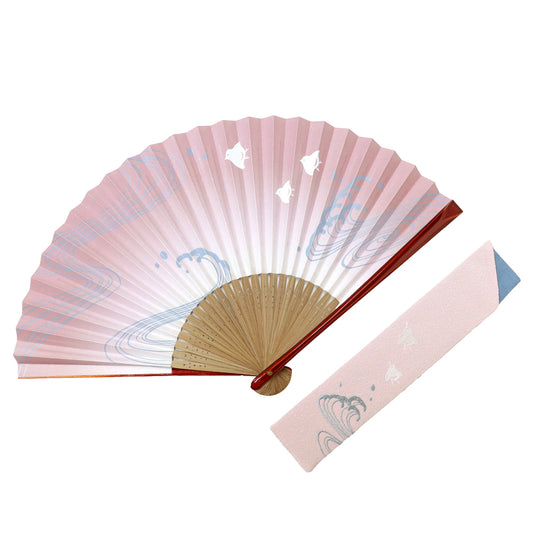 Kyo-sensu (Japanese folding fan) for Women - Plover - , Made in Kyoto, Japan , Kyoto sensu