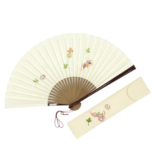 Kyo-sensu (Japanese folding fan) for Women - Japanese Good Luck Charm - , Made in Kyoto, Japan , Kyoto sensu