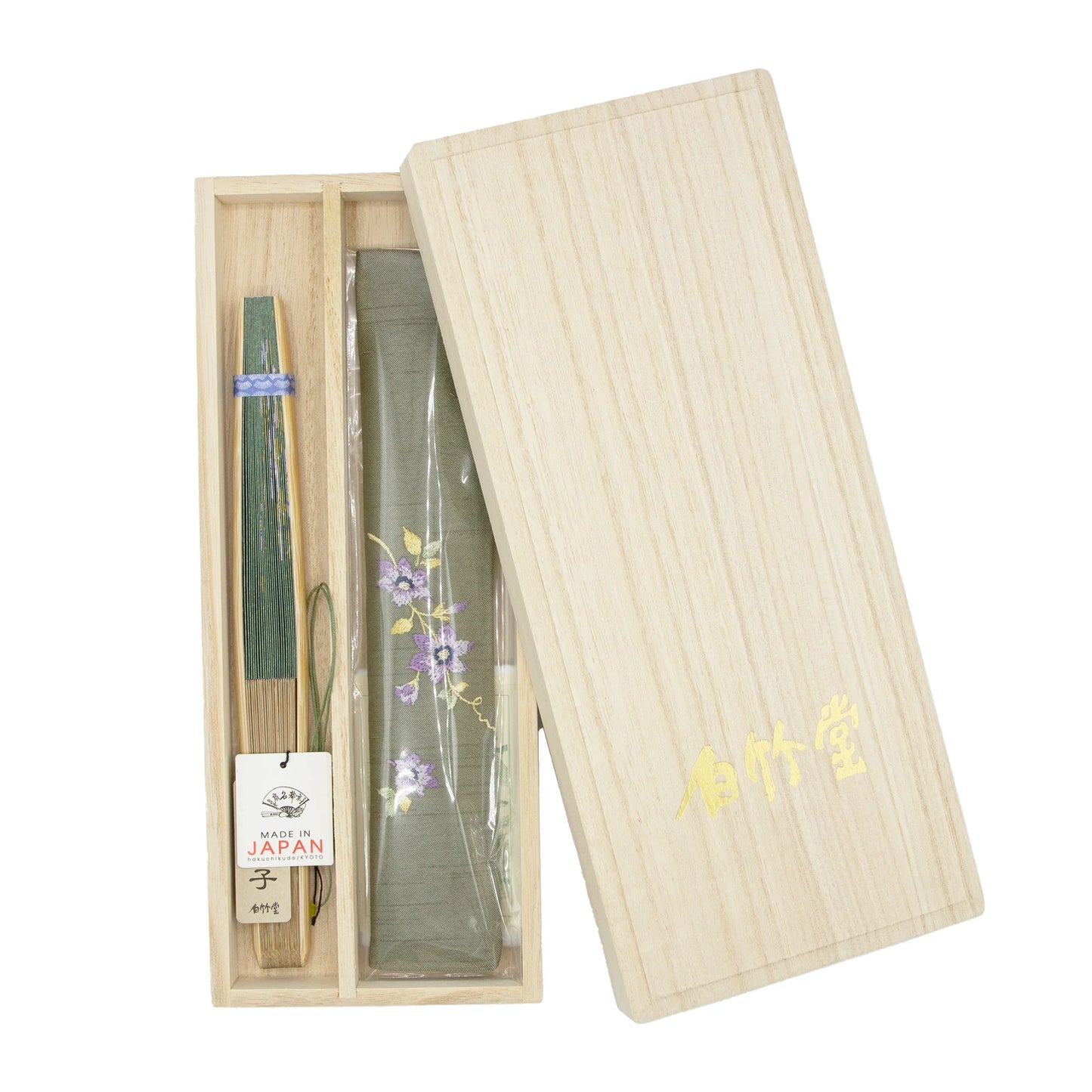 Kyo-sensu (Japanese folding fan) for Women - Cherry Blossom - , Made in Kyoto, Japan , Kyoto sensu