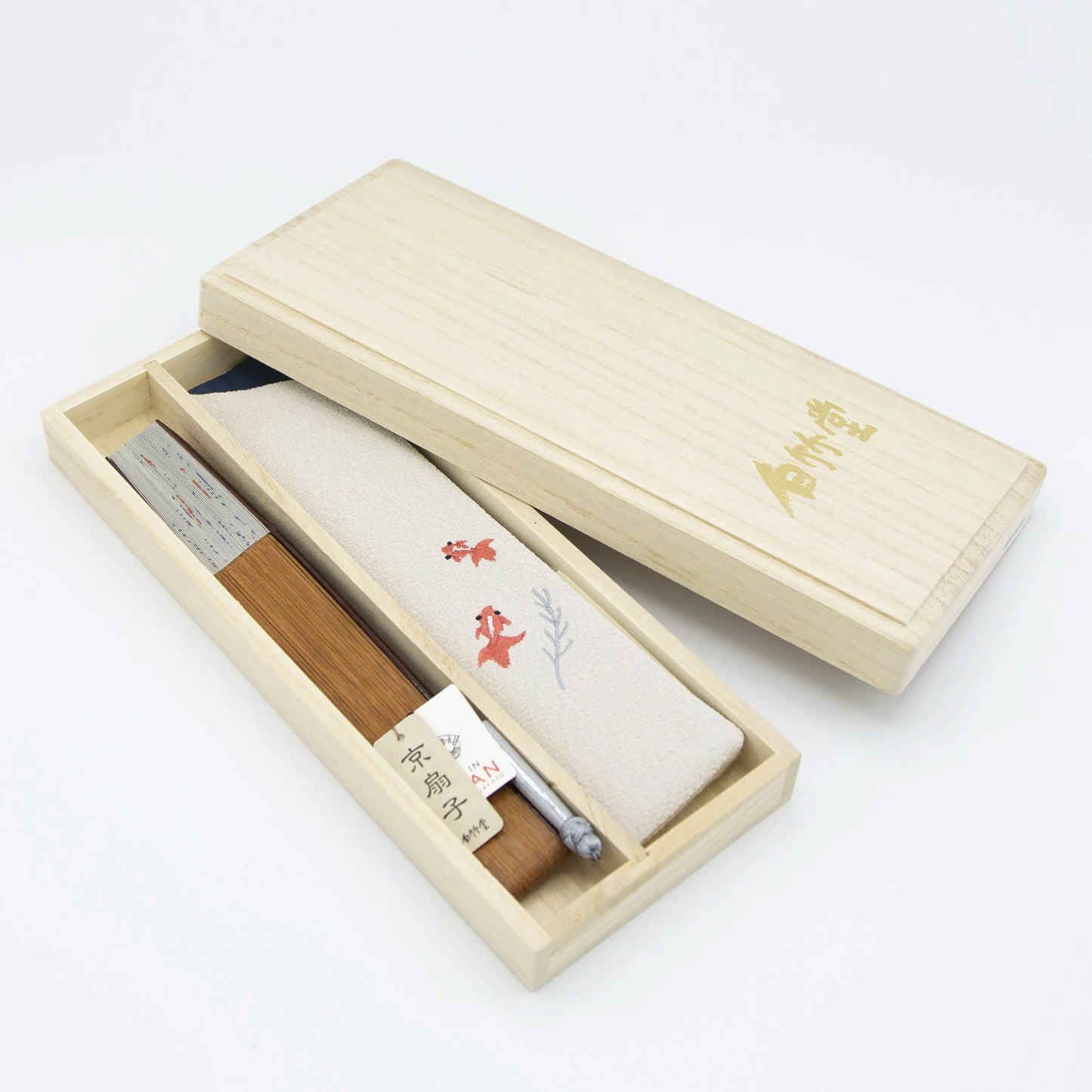 Kyo-sensu (Japanese folding fan) for Women - Firefly - , Made in Kyoto, Japan , Kyoto sensu