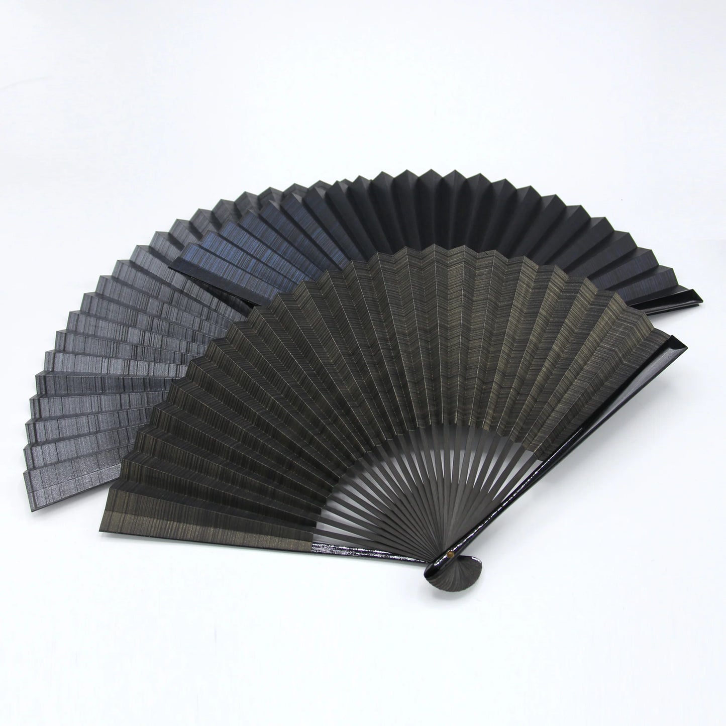 Kyo-sensu (Japanese folding fan) for Men - Urushi Lacquer Painting / Firefly - , Made in Kyoto, Japan , Kyoto sensu