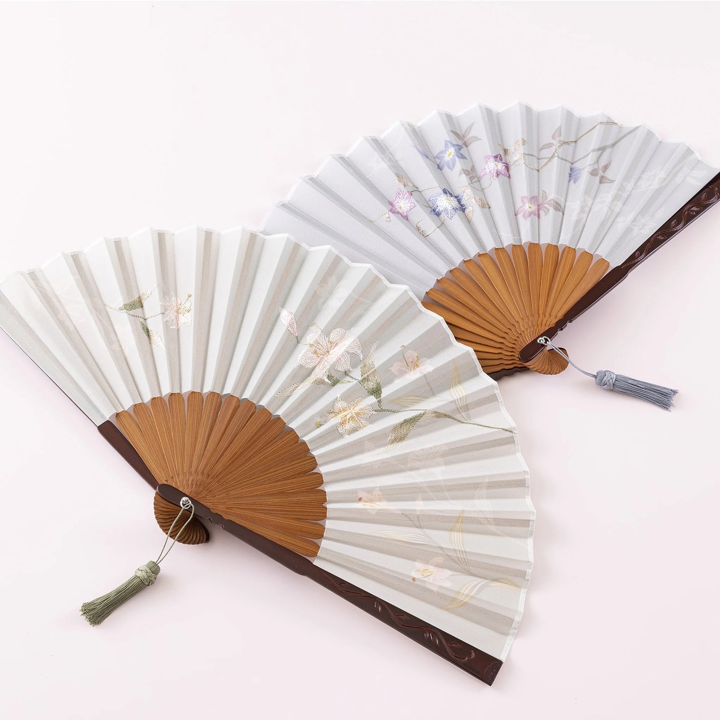 Kyo-sensu (Japanese folding fan) for Women - Cherry Blossom - , Made in Kyoto , Japan, Kyoto sensu
