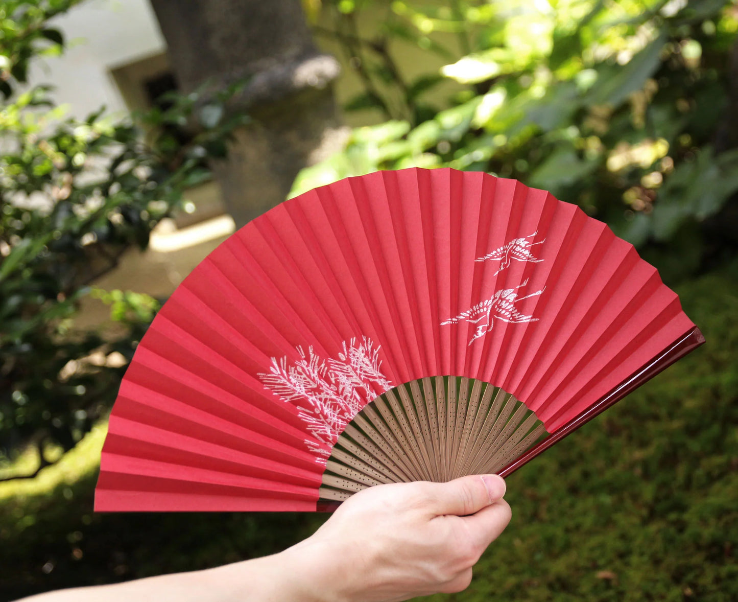 Kyo-sensu (Japanese folding fan) for Men - Kyo Karakami / Dragon - , Made in Kyoto, Japan , Kyoto sensu