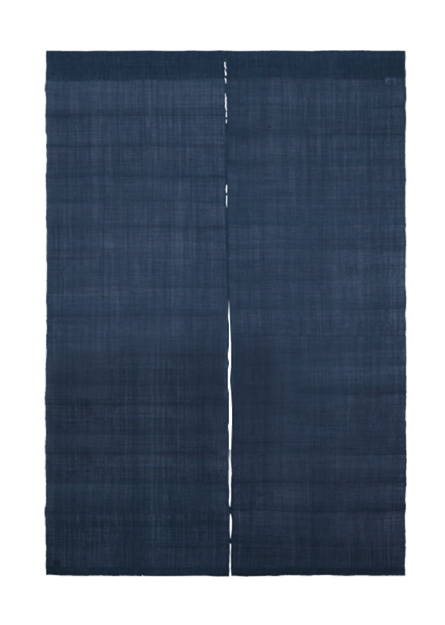 Hand-dyed Linen Noren (Japanese Doorway Curtain) 120 cm (47.2 inches) - Plain Color - , Kyoto Noren