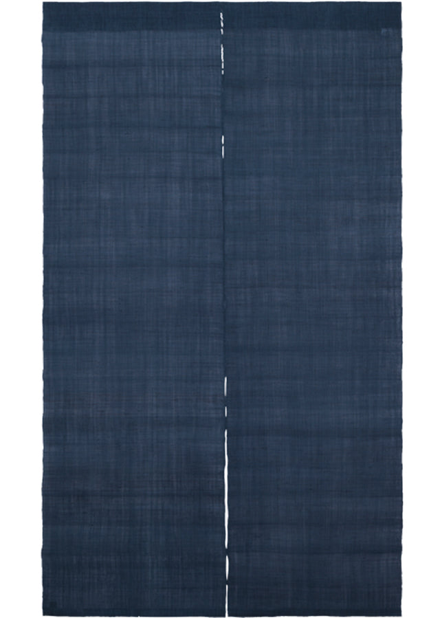 Hand-dyed Linen Noren (Japanese Doorway Curtain) 150 cm (59.1 inches) - Plain Color - , Kyoto Noren