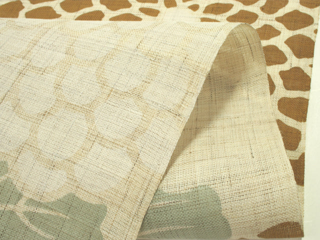 Hand-dyed Linen Noren (Japanese Doorway Curtain) - Chrysanthemum - , Kyoto Noren