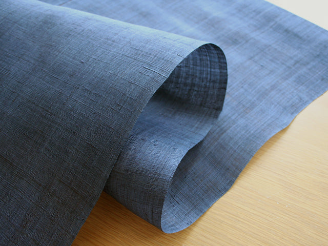 Hand-dyed Linen Noren (Japanese Doorway Curtain) 150 cm (59.1 inches) - Plain Color - , Kyoto Noren