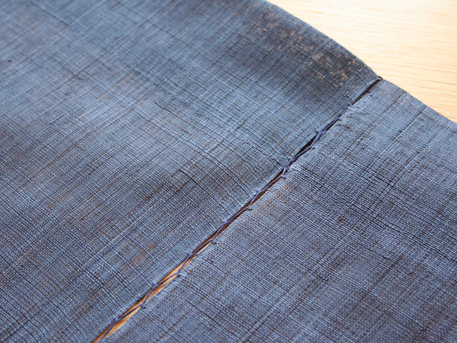 Hand-dyed Linen Noren (Japanese Doorway Curtain) 150 cm (59.1 inches) - Plain Color - , Kyoto Noren