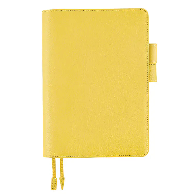 Leather: Brilliant Yellow [Hobonichi Cousin (A5) Techo Cover] (Cover Only)