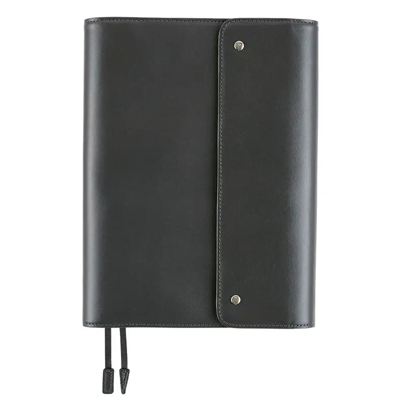 Leather: Charcoal Gray [Hobonichi Cousin (A5) Techo Cover] (Cover Only)