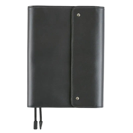 Leather: Charcoal Gray [Hobonichi Cousin (A5) Techo Cover] (Cover Only)
