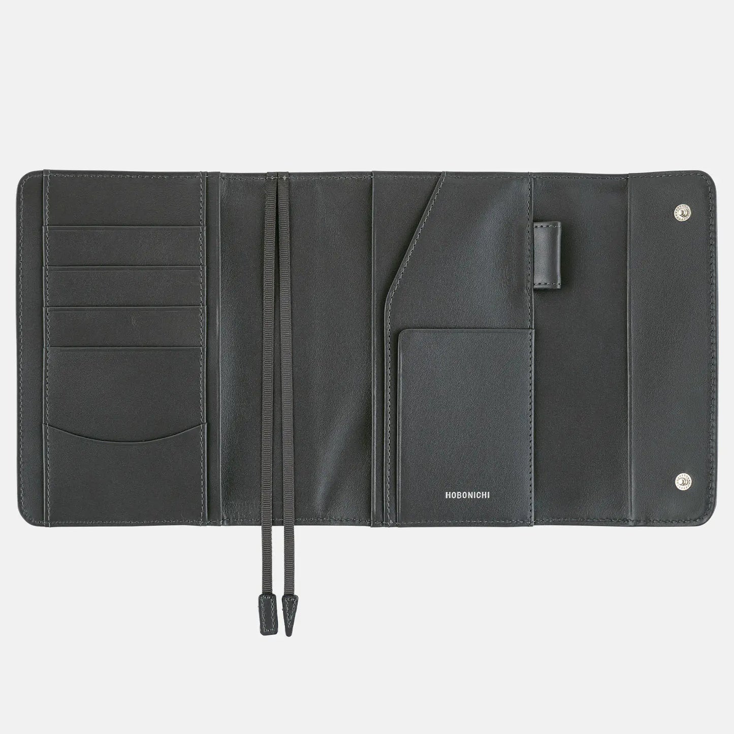 Leather: Charcoal Gray [Hobonichi Original (A6) Techo Cover] (Cover Only)