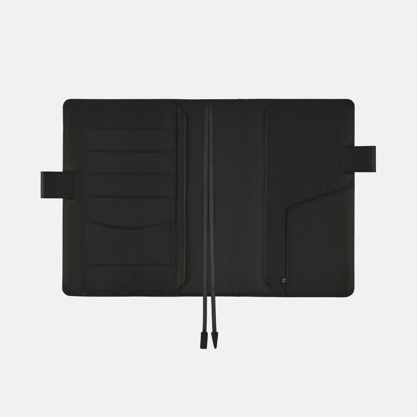 Leather: TS Basic - Black [Hobonichi Cousin (A5) Techo Cover] (Cover Only)