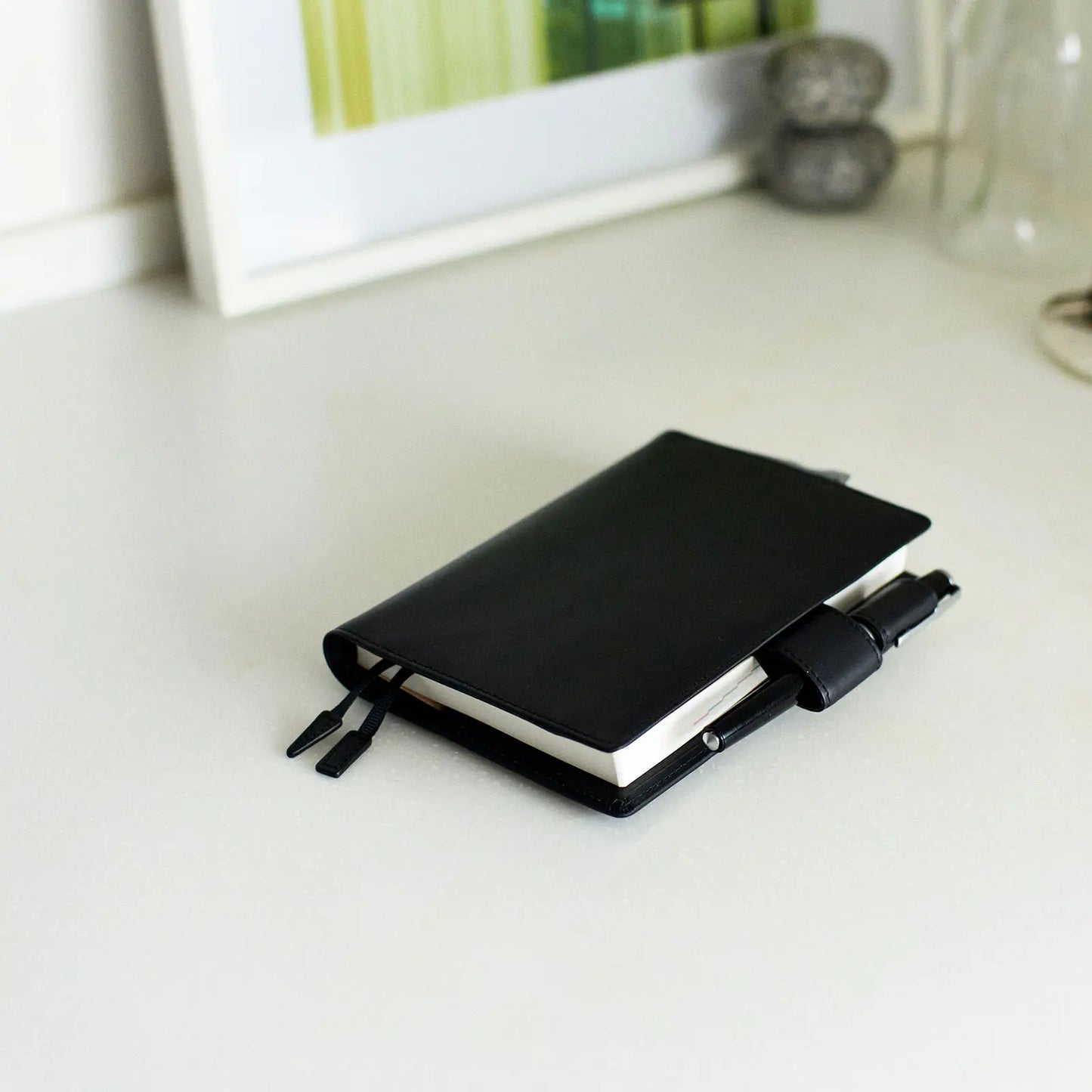 Leather: TS Basic - Black [Hobonichi Original (A6) Techo Cover] (Cover Only)