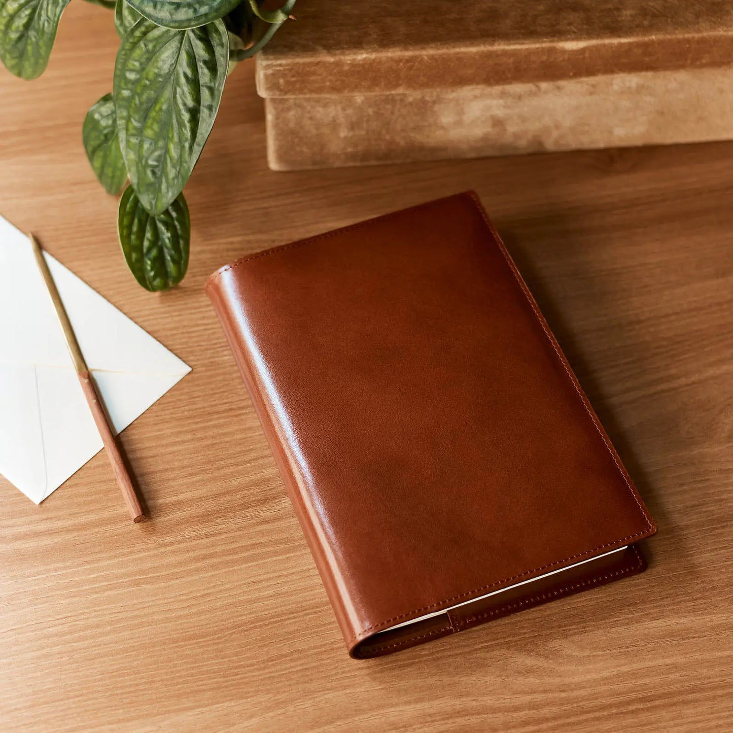 Leather: Taut (Brown) [Hobonichi Cousin (A5) Techo Cover] (Cover Only)