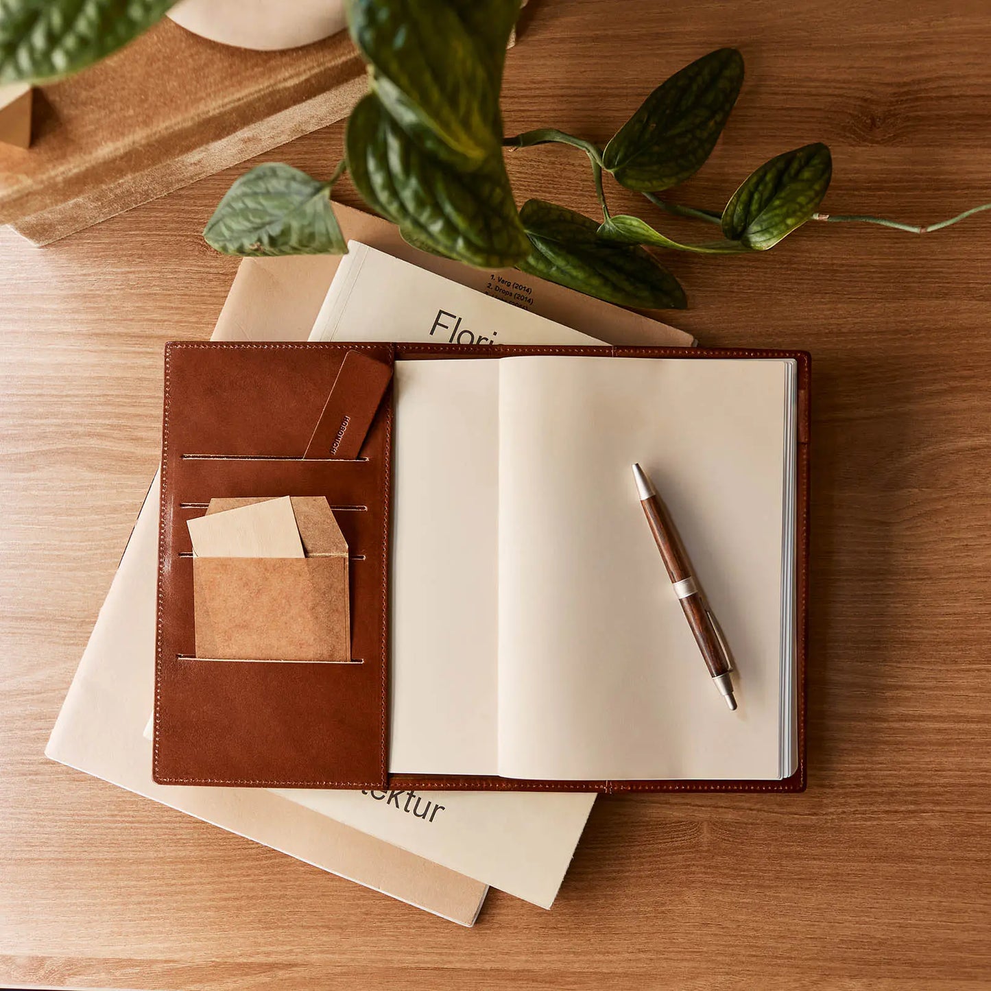 Leather: Taut (Brown) [Hobonichi Cousin (A5) Techo Cover] (Cover Only)