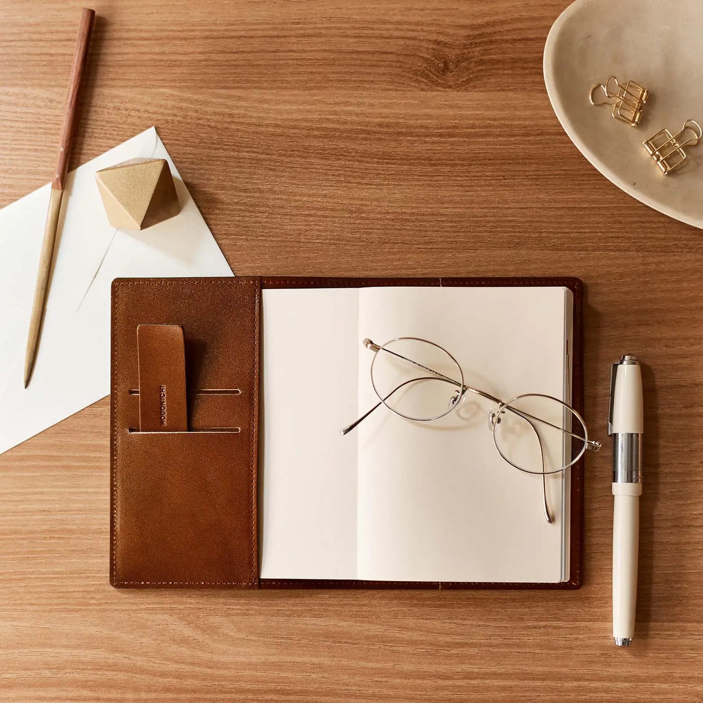 Leather: Taut (Brown) [Hobonichi Original (A6) Techo Cover] (Cover Only)