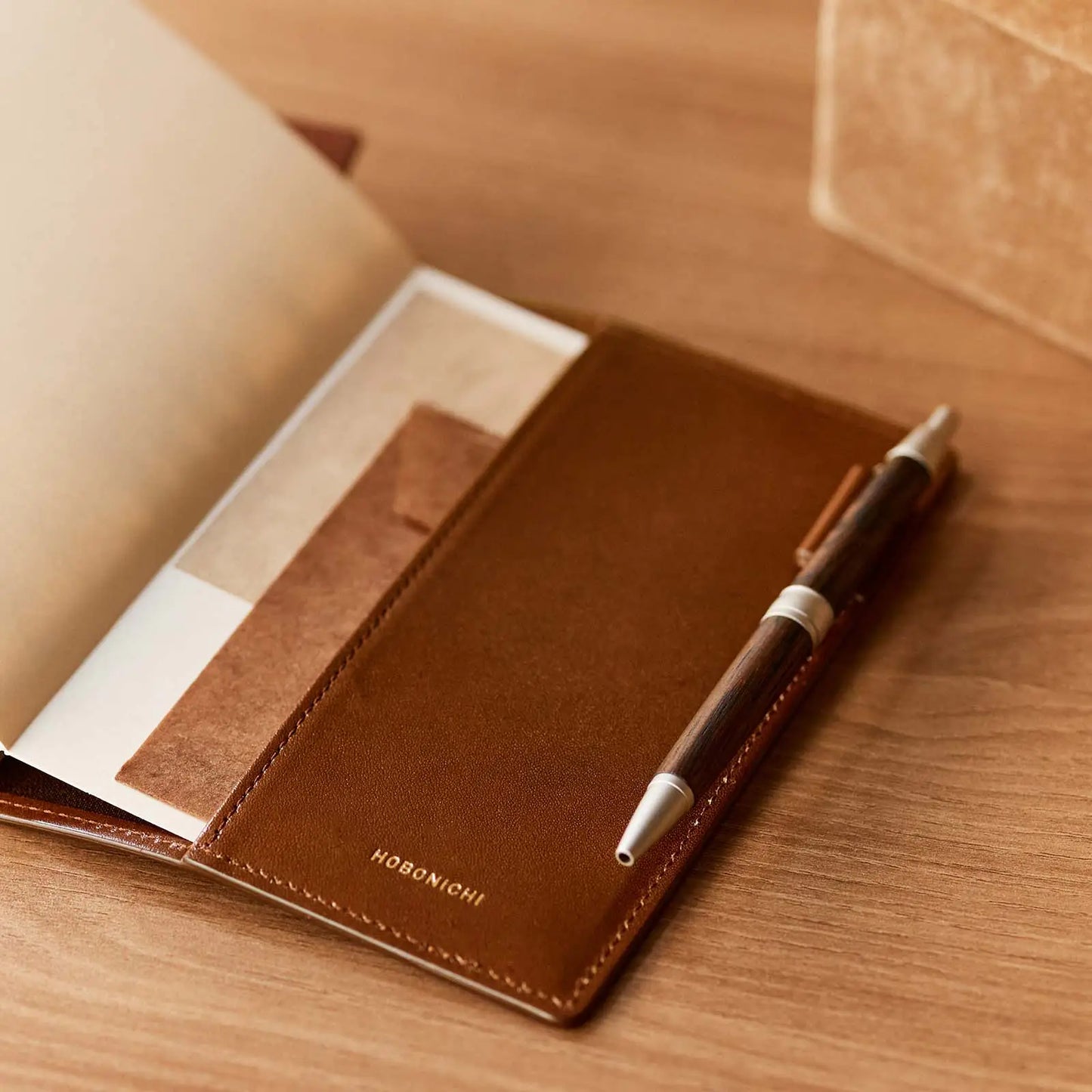 Leather: Taut (Brown) [Hobonichi Original (A6) Techo Cover] (Cover Only)