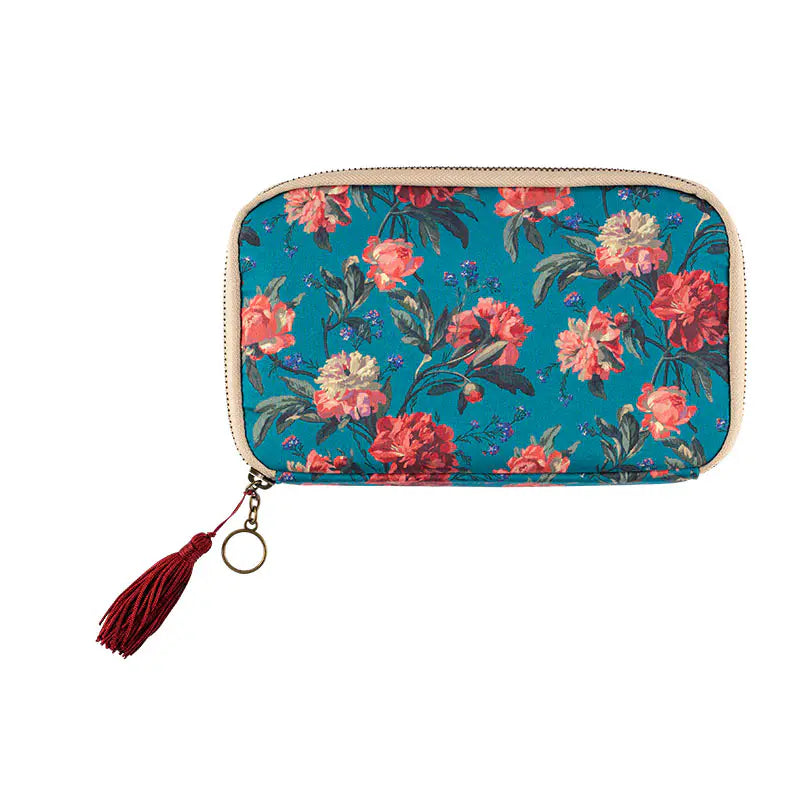 Liberty Fabrics: Decadent Blooms Drawer Pouch Áne,  Hobonichi Drawer Pouch Áne